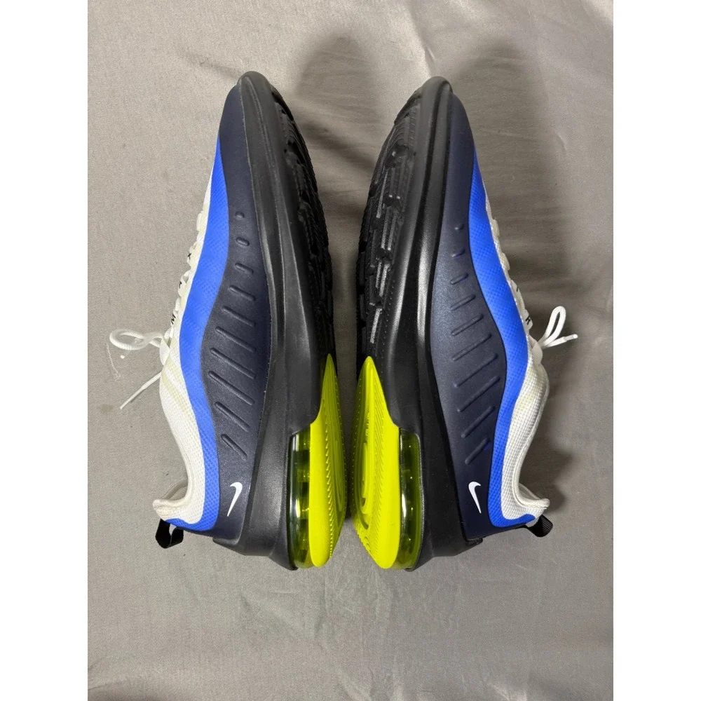Nike Air Max Axis White Blue Volt Mens Running Shoes AA2146-109 Size 11